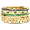 image:imageRossSimons Broadway Stack Of 5 Bangle Bracelets in 18kt Gold Over Sterlingno gemstone