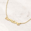 image:imagePure Collection by RossSimons Italian 14kt Yellow Gold Amore Necklace 16 inches