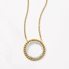 image:imageRossSimons 025 ct tw Diamond Beaded Eternity Circle Necklace in 18kt Gold Over SterlingDiamond