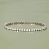 image:imageRossSimons 14kt Gold Diamond Tennis Bracelet HI Color I  2 ClarityWhite