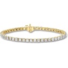 image:imageRossSimons 14kt Gold Diamond Tennis Bracelet HI Color I  2 ClarityWhite