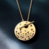 image:imageRossSimons 150 ct tw Scattered MultiGemstone Toggle Necklace in 18kt Gold Over SterlingAmethyst
