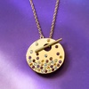 image:imageRossSimons 150 ct tw Scattered MultiGemstone Toggle Necklace in 18kt Gold Over SterlingAmethyst