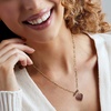 image:imageRossSimons 180 ct tw Garnet Heart Toggle Necklace in 18kt Gold Over SterlingGarnet