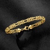 image:imageRossSimons 18kt Gold Over Sterling Byzantine and DoubleOval Link Braceletno gemstone