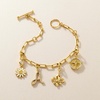 image:imageRossSimons 18kt Gold Over Sterling FleurDeLis Charm