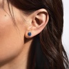 image:imageRossSimons BezelSet Lapis Stud Earrings in 18kt Gold Over Sterling