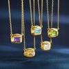 image:imageRossSimons Framed Birthstone Necklace in 18kt Gold Over SterlingEmerald