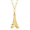 image:imageRossSimons Italian 18kt Gold Over Sterling Eiffel Tower Necklace 18 inches