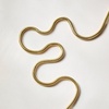 image:imageRossSimons Italian 24mm 18kt Gold Over Sterling SnakeChain NecklaceNo Gemstone