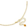 image:imageRossSimons Italian Brown and Orange Murano Glass Bead Necklace in 18kt Gold Over Sterling 18 inches