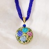 image:imageRossSimons Italian Multicolored Murano Glass Hydrangea Pendant MultiStrand Necklace in 18kt Gold Over SterlingNo Gemstone