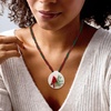 image:imageRossSimons Italian Multicolored Murano Glass MultiStrand Cardinal Pendant Necklace With 18kt Gold Over SterlingNo Gemstone