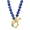 image:imageRossSimons Lapis Bead Toggle Necklace With London Blue Topaz in 18kt Gold Over SterlingLapis Lazuli