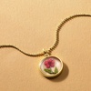 image:imageRossSimons Red Dried Flower Pendant Necklace in 18kt Gold Over SterlingNo Gemstone