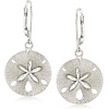 image:imageRossSimons Sterling Silver Sand Dollar Jewelry Set Drop Earrings and Necklace 18 inches