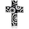 image:imageBelle Etoile Galaxy 30 ct tw CZ and Black Enamel Cross Pendant in Sterling Silver