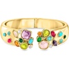 image:imageRossSimons 14kt Yellow GoldPlated Cuff Bracelet With Simulated Multicolored Gemstonesno gemstone