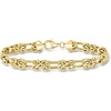 image:imageRossSimons 18kt Gold Over Sterling Byzantine and DoubleOval Link Braceletno gemstone