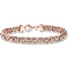 image:imageRossSimons 18kt Rose Gold Over Sterling Byzantine Braceletno gemstone