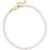 image:imageRossSimons 34mm Cultured Pearl Anklet in 18kt Gold Over Sterling 9 inches