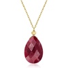 image:imageRossSimons 800 Carat Ruby Necklace in 10kt Yellow GoldRuby