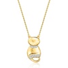 image:imageRossSimons Diamond Cat Necklace in 18kt Gold Over Sterling 18 inches
