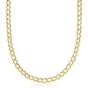 image:imageRossSimons Italian 14kt Yellow Gold Filigree CurbLink NecklaceNo Gemstone