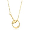 image:imageRossSimons Italian 14kt Yellow Gold Horse Bit NecklaceNo Gemstone