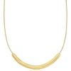 image:imageRossSimons Italian 18kt Gold Over Sterling Curved Bar Necklace 18 inches