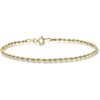 image:imageRossSimons Italian 21mm 10kt Yellow Gold RopeChain Braceletno gemstone