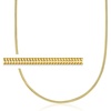 image:imageRossSimons Italian 24mm 18kt Gold Over Sterling SnakeChain NecklaceNo Gemstone