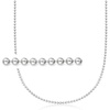 image:imageRossSimons Italian 25mm Sterling Silver BeadChain NecklaceNo Gemstone