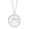 image:imageRossSimons Sterling Silver Claddagh Pendant Necklace 18 inches