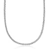 image:imageRossSimons Zina Sterling Silver Braided WheatChain Necklace 17 inches