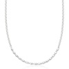 image:imageRossSimons Zina Sterling Silver CubeLink Necklace 17 inches