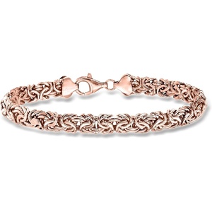 image:imageRossSimons 18kt Rose Gold Over Sterling Byzantine Braceletno gemstone