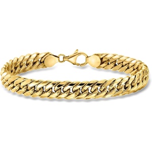 image:imageRossSimons Italian 10kt Yellow Gold CubanLink Braceletno gemstone