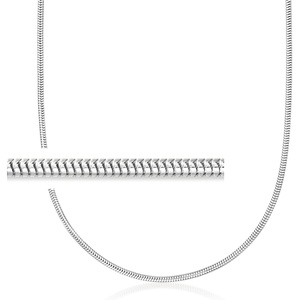 image:imageRossSimons Italian 24mm Sterling Silver SnakeChain NecklaceNo Gemstone