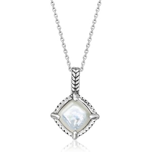 image:imageRossSimons MotherOfPearl Pendant Necklace in Sterling Silver 18 inches