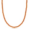 image:imageRossSimons Amber Bead Necklace With 18kt Gold Over Sterling 18 inches