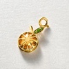 image:imageRossSimons 300 Carat Citrine Orange Charm With Chrome Diopside in 18kt Gold Over Sterling