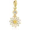 image:imageRossSimons JuneCultured Pearl  Birthstone Rose Charm With Enamel in 18kt Gold Over Sterling