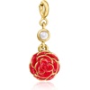 image:imageRossSimons JuneCultured Pearl  Birthstone Rose Charm With Enamel in 18kt Gold Over Sterling