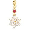 image:imageRossSimons JuneCultured Pearl  Birthstone Rose Charm With Enamel in 18kt Gold Over Sterling