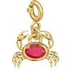 image:imageRossSimons 060 Carat Ruby Crab Charm in 18kt Gold Over Sterling