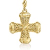 image:imageRossSimons 14kt Yellow GoldPlated Filigree Cross Charm