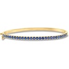 image:imageRossSimons 200 ct tw Sapphire Bangle Bracelet in 18kt Gold Over SterlingSapphire