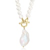 image:imageRossSimons 515mm Cultured Baroque Pearl Toggle Necklace in 18kt Gold Over Sterling18 Inches