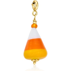 image:imageRossSimons Italian Multicolored Murano Glass Candy Corn Charm in 18kt Gold Over Sterling